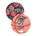 4" Full Color Round Sport Bag Tag